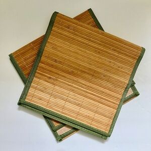 NWOT Set of 2 Bamboo Table Runners 48" x 12"